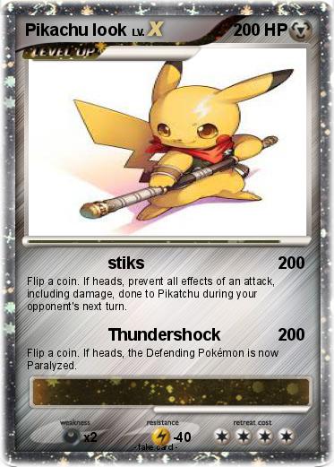 Pokemon Pikachu look