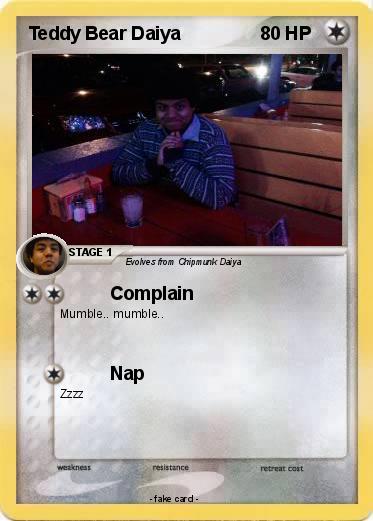 Pokemon Teddy Bear Daiya