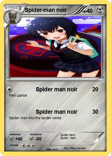 Pokemon Spider-man noir