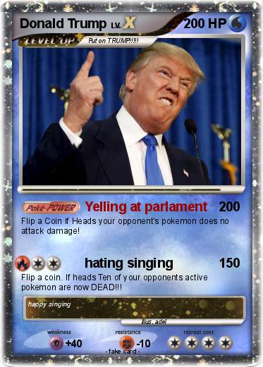 Pokemon Donald Trump