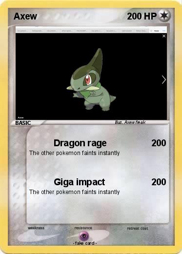 Pokemon Axew