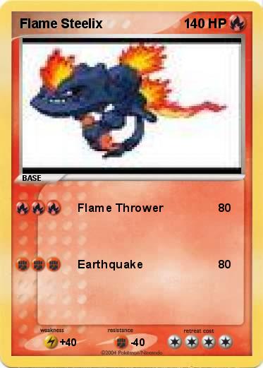 Pokemon Flame Steelix