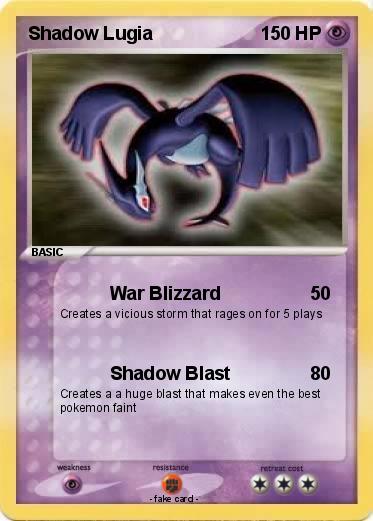 Pokemon Shadow Lugia