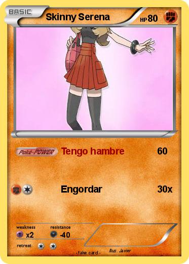Pokemon Skinny Serena