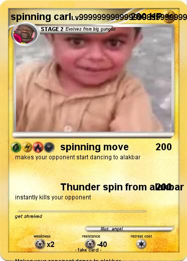 Pokemon spinning carl