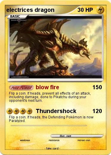 Pokemon electrices dragon