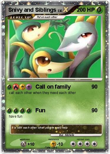 Pokemon Snivy and Siblings