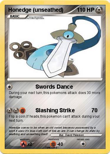 Pokemon Honedge (unseathed)