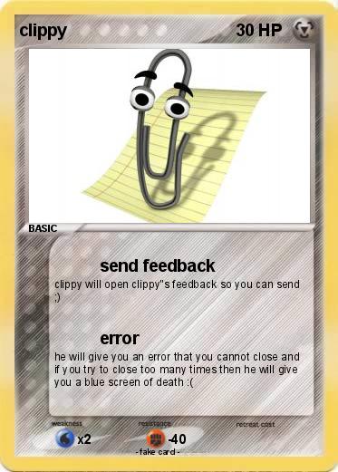 Pokemon clippy