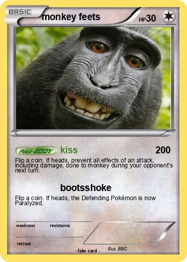 Pokemon monkey feets