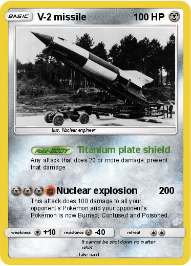 Pokemon V-2 missile