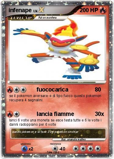 Pokemon infenape