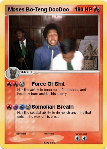 Pokemon Moses Bo-Teng DooDoo