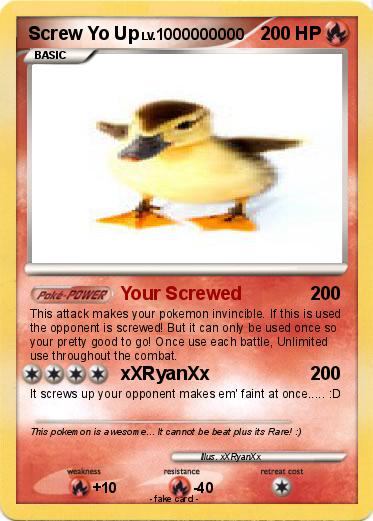Pokemon Screw Yo Up