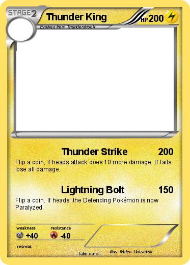 Pokemon Thunder King