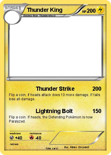 Pokemon Thunder King