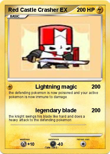 Pokemon Red Castle Crasher EX