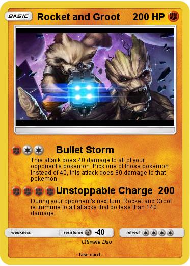 Pokemon Rocket and Groot