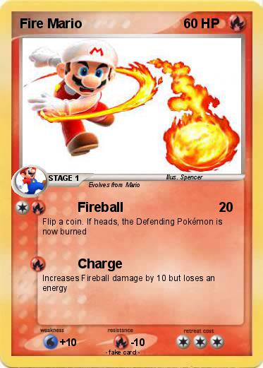 Pokemon Fire Mario