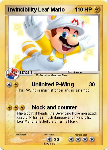 Pokemon Invincibility Leaf Mario