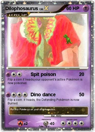 Pokemon Dilophosaurus