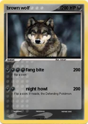 Pokemon brown wolf