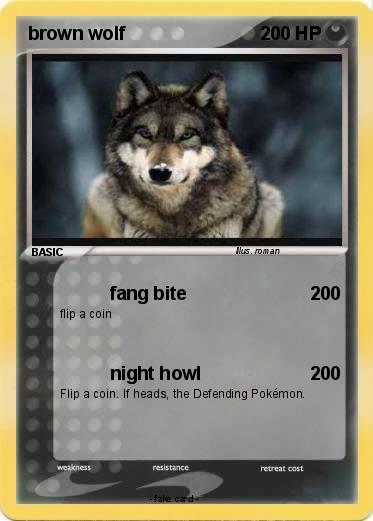 Pokemon brown wolf