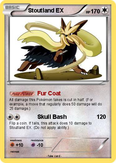 Pokemon Stoutland EX
