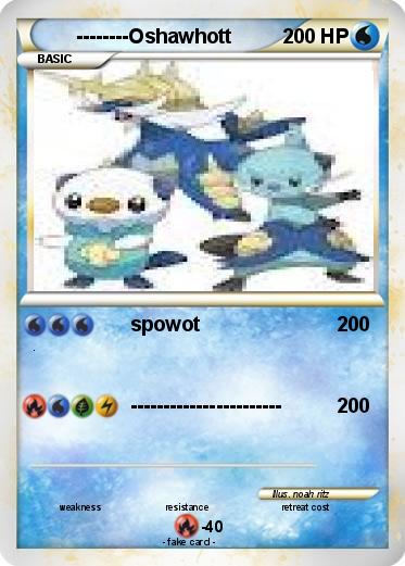 Pokemon --------Oshawhott