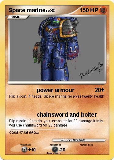 Pokemon Space marine