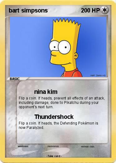 Pokemon bart simpsons