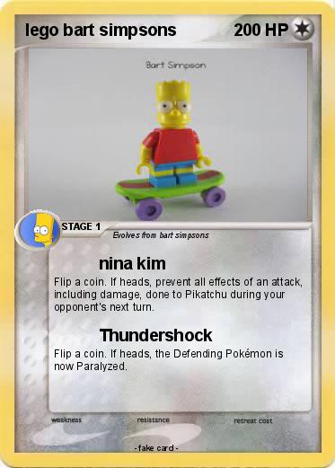 Pokemon lego bart simpsons
