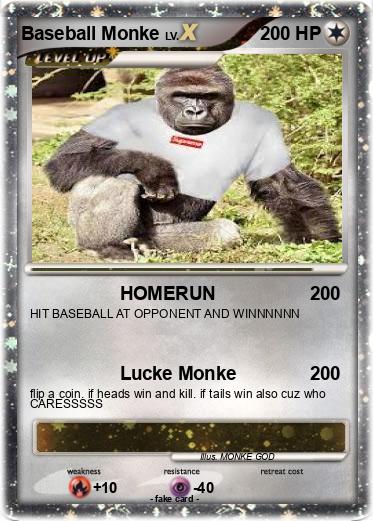 Pokemon Baseball Monke