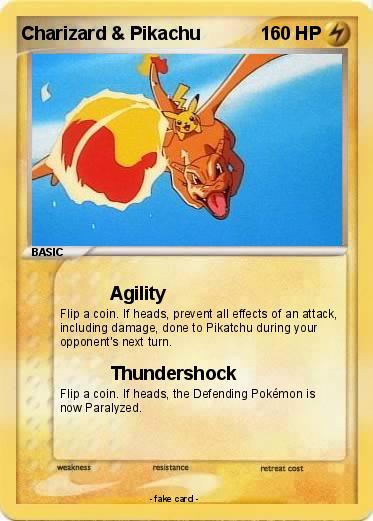 Pokemon Charizard & Pikachu