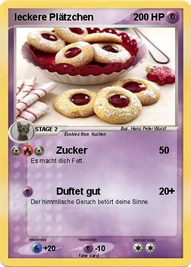 Pokemon leckere Plätzchen