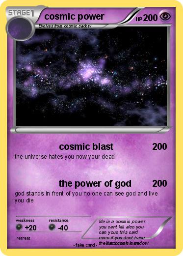 Pokemon cosmic power