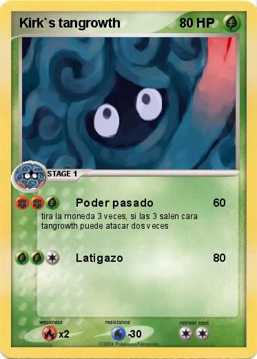 Pokemon Kirk`s tangrowth