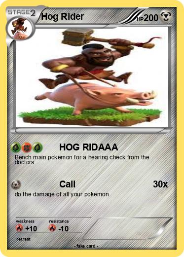 Pokemon Hog Rider