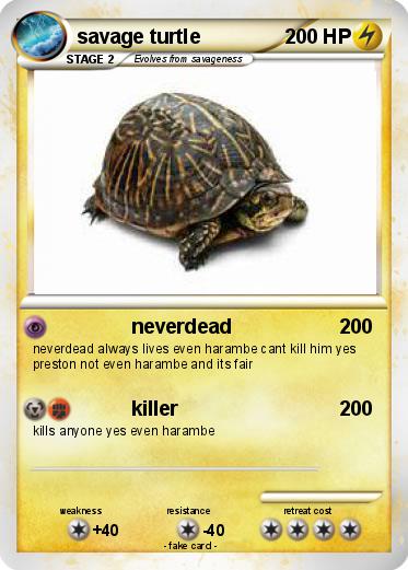 Pokemon savage turtle