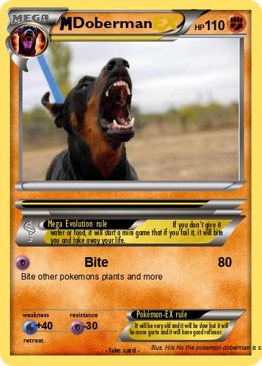 Pokemon Doberman
