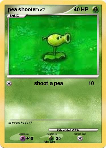 Pokemon pea shooter