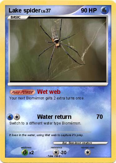 Pokemon Lake spider