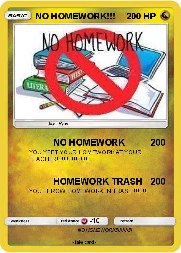 Pokemon NO HOMEWORK!!!