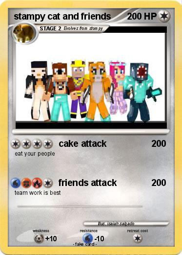 Pokemon stampy cat and friends