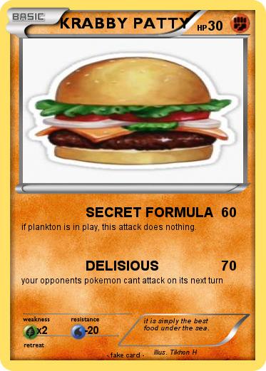 Pokemon KRABBY PATTY