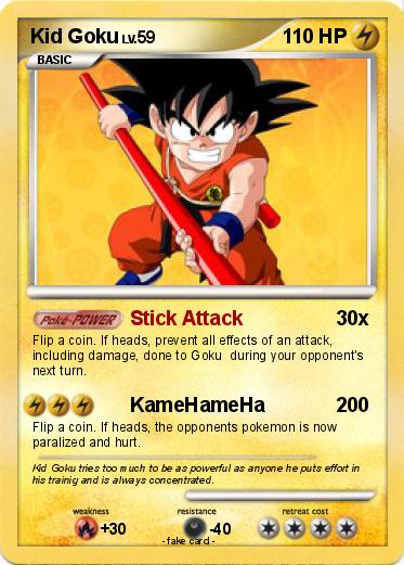 Pokemon Kid Goku