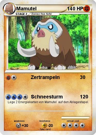 Pokemon Mamutel