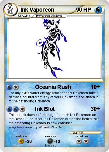 Pokemon Ink Vaporeon