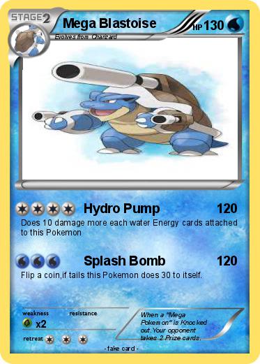 Pokemon Mega Blastoise