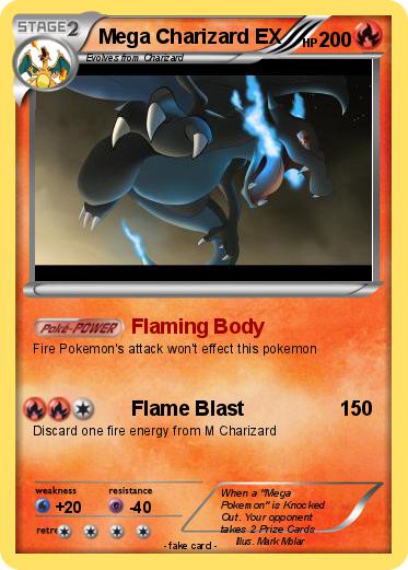 Pokemon Mega Charizard EX